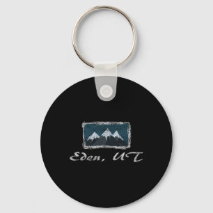 Chaveiro Eden Vintage Utah Diversão Esqui Inverno