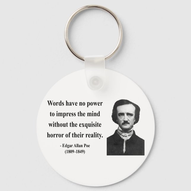 Chaveiro Edgar Allen Poe Cotação 4b (Frente)