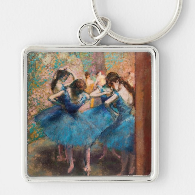Chaveiro Edgar Degas - Dançarinas em azul (Frente)