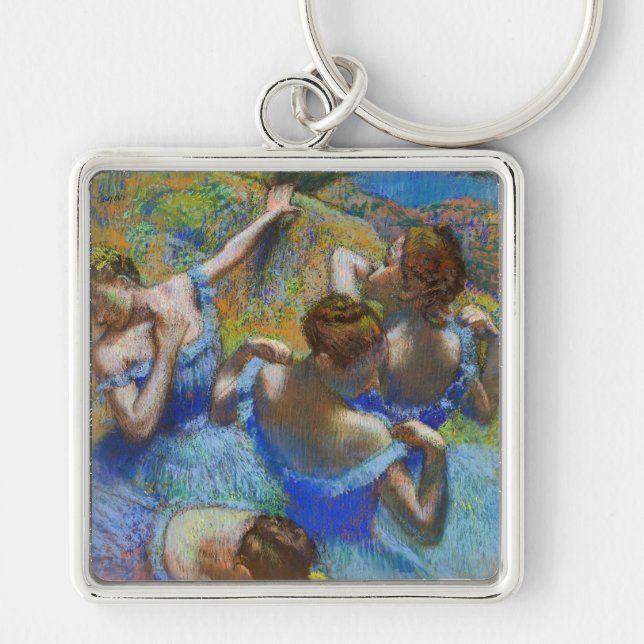 Chaveiro Edgar Degas - Dançarinos Azuis (Frente)