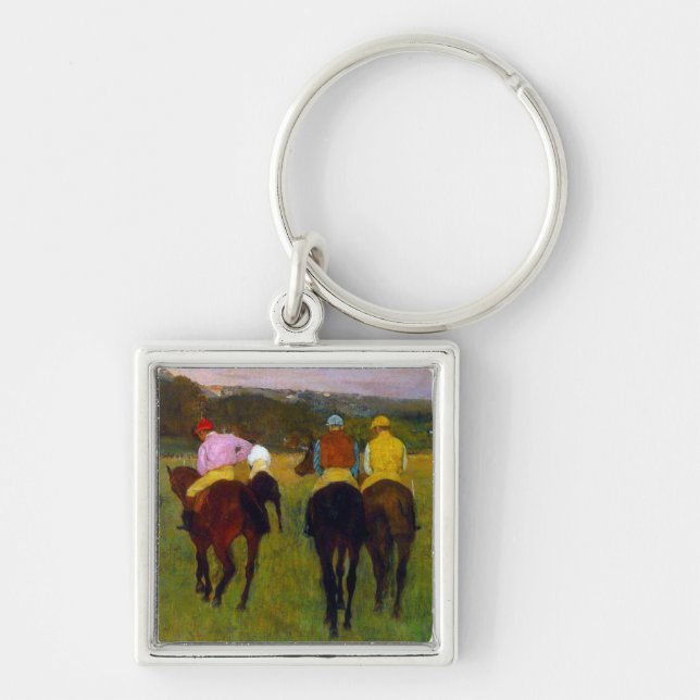 Chaveiro Edgar Degas Race Horses em Longchamp (Frente)