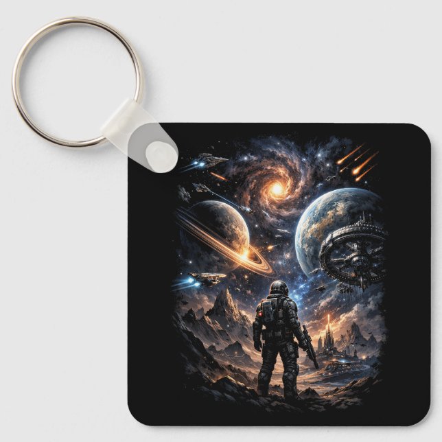 Chaveiro Edge of the Galaxy (Frente)