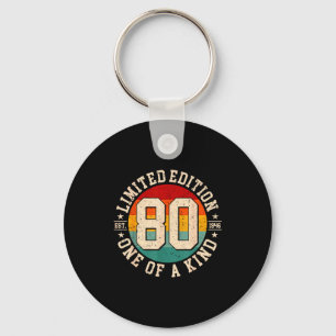 Chaveiro edição limitada de 80 anos vintage 1946 80º