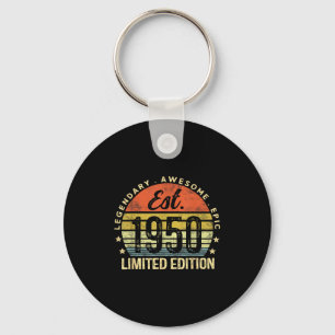 Chaveiro Edição Limitada Est 1950 75º Aniversário Vintage 7