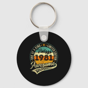 Chaveiro Edição Limitada Vintage 1981 45 Anos 45º Aniversár