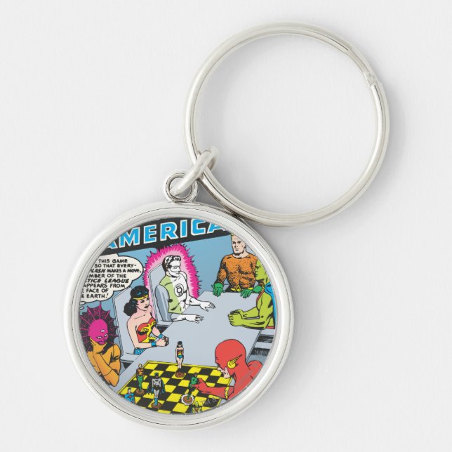 Chaveiro Edição nº 1 da Liga da Justiça da América - Nov (Frente)