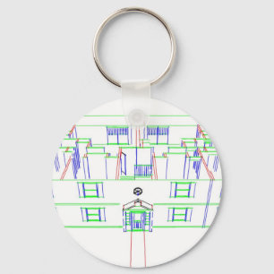 Chaveiro Edifício Apartamento / Casa: Desenho Marcador