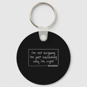 Chaveiro Eduardo Cita Engraçado Aniversário Personalizado N