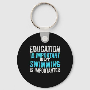 Chaveiro Educação É Importante Mas Nadar É Importante