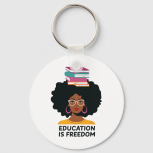 Chaveiro Educação é Liberdade, professor negro ganha preto