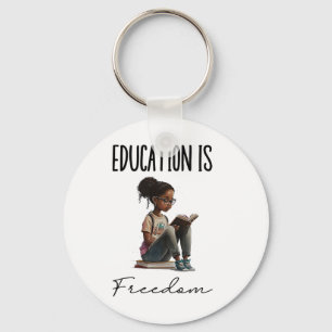 Chaveiro Educação É Liberdade Professor Negro Livros Histór