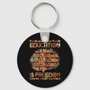 Chaveiro Educação É Liberdade Professor Negro Livros Histór