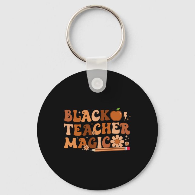 Chaveiro Educadores Magia de Professores Negros Mês da Hist (Frente)