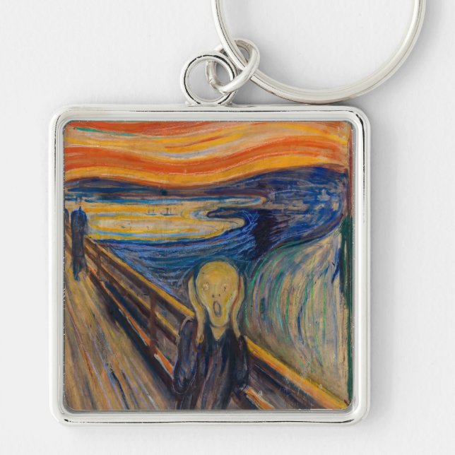 Chaveiro Edvard Munch - O Gritar 1893 (Frente)