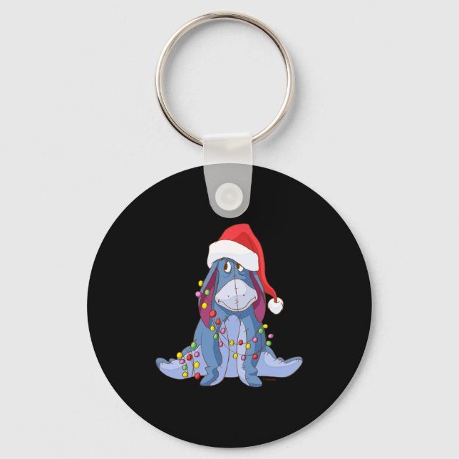 Chaveiro Eeyore Santa Claus  (Frente)