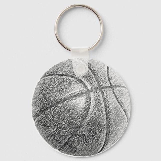 Chaveiro Efeito Lápis de Basquete (Frente)