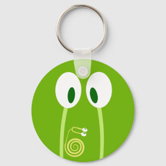 Chaveiro El bebé caracol se sube por las antenas de papá