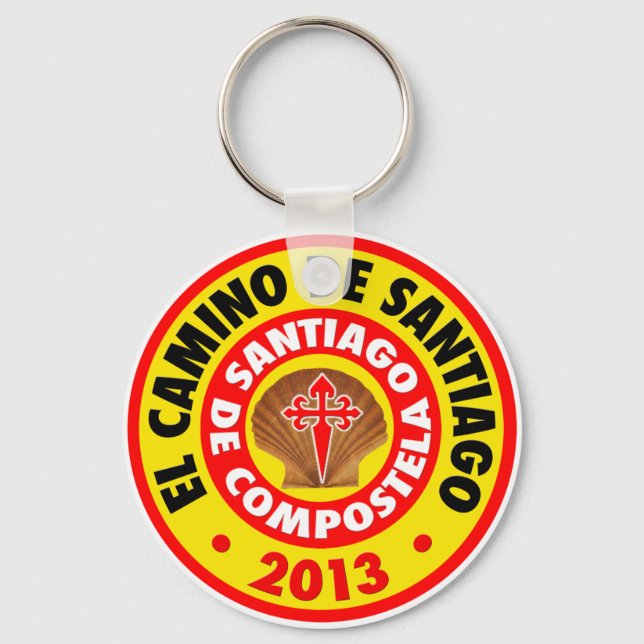 Chaveiro El Camino De Santiago 2013 (Frente)