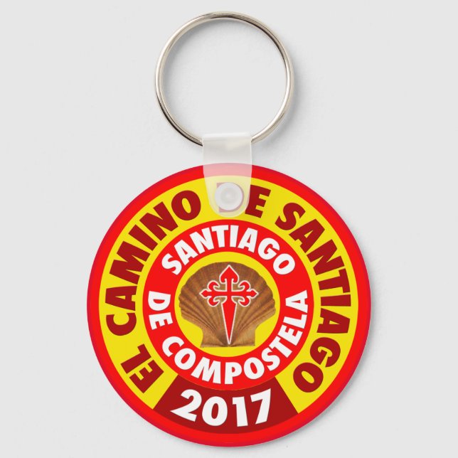 Chaveiro El Camino de Santiago 2017 (Frente)