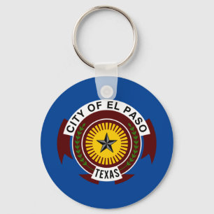 Chaveiro El Paso (Texas) flag Keychain