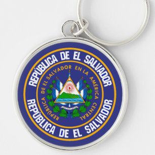 Chaveiro El Salvador Round Emblem
