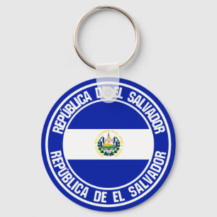 Chaveiro El Salvador Round Emblem