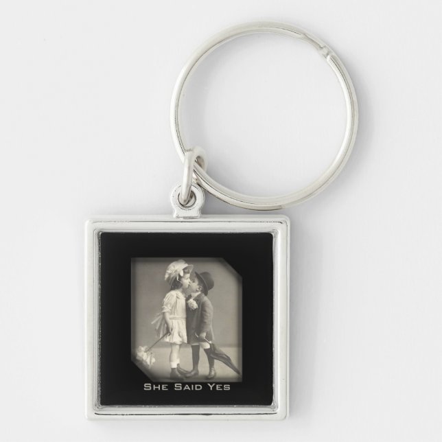 Chaveiro Ela Disse Vintage Key Chain (Frente)