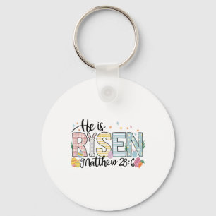 Chaveiro Ele É Risen Jesus Felz pascoa Cristã Criança