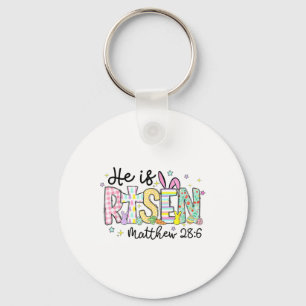 Chaveiro Ele É Risen Jesus Felz pascoa Cristã Criança