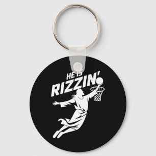 Chaveiro Ele É Rizzin Engraçado Jesus Bysketbyll Meme Retro