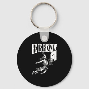 Chaveiro Ele É Rizzin Engraçado Jesus Sketll Meme Páscoa Cr