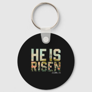 Chaveiro Ele Ressuscitou Cruz Cristã Jesus Versículo Bíblic