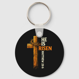 Chaveiro Ele ressuscitou cruz jesus religioso fé cristã