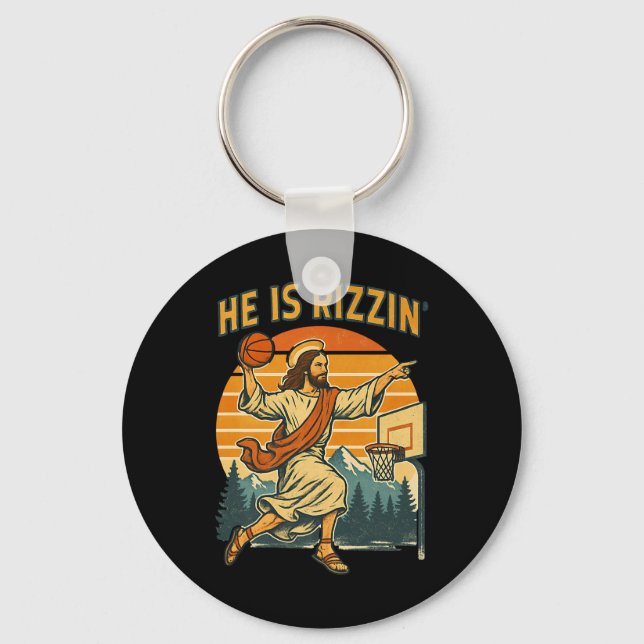 Chaveiro Ele Ressuscitou Rizzin Páscoa Fé Cristã Jesus Ba (Frente)