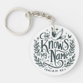Chaveiro Ele sabe o meu nome
