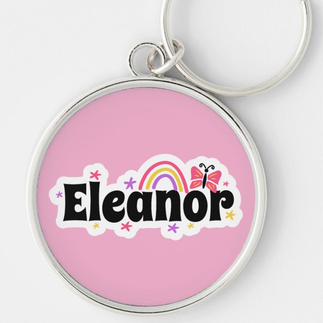 Chaveiro Eleanor name fofo design (Frente)