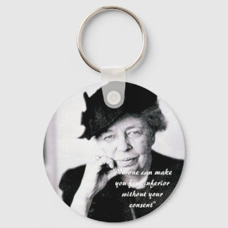 Chaveiro Eleanor Roosevelt - Ninguém pode fazer você se sen