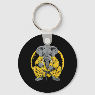 Chaveiro Elefante de Karatê Artes Marciais de Jiu-Jitsu Mma