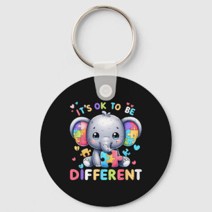 Chaveiro Elefante Fofo Conscientização sobre Autismo Está T