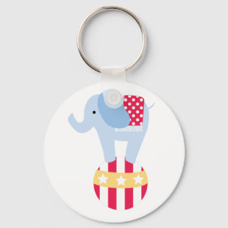 Chaveiro Elefante na Bola do Circo