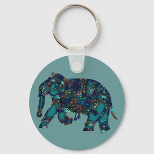 Chaveiro Elefante Onyx
