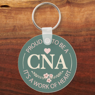 Chaveiro Elegante CNA Personalizado Floral