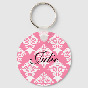 Chaveiro elegante do damasco