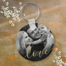 Elegante Roteiro Dourado Amor Preto e Branco Foto