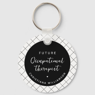 Chaveiro Elegante Terapêutica OT OT do Futuro Personalizado