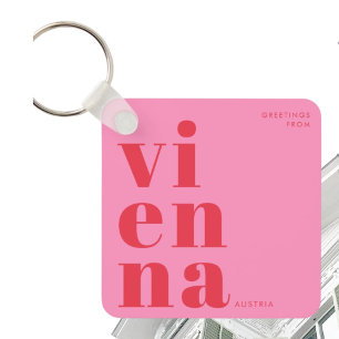 Chaveiro Elegante Wien Viena Áustria – Pingente de Chave Ve