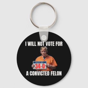 Chaveiro Eleição Americana Guilty Trump 2024