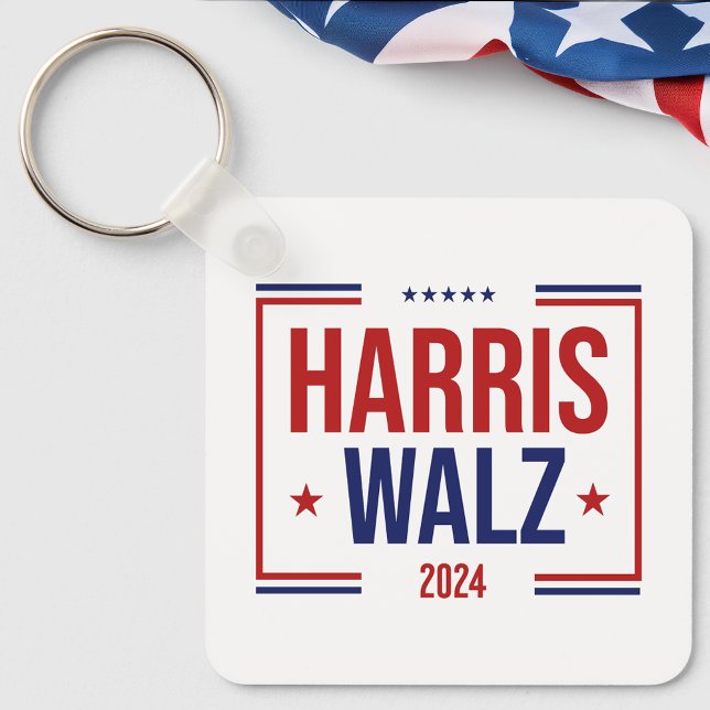 Chaveiro Eleição da Campanha Harris Walz (Harris Walz Campaign Election Keychain)