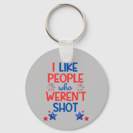 Chaveiro Eleições de Kamala Harris Engraçado Anti-Trump Red