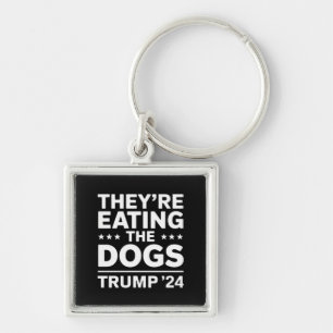 Chaveiro Eles estão comendo os cachorros Debate engraçado C